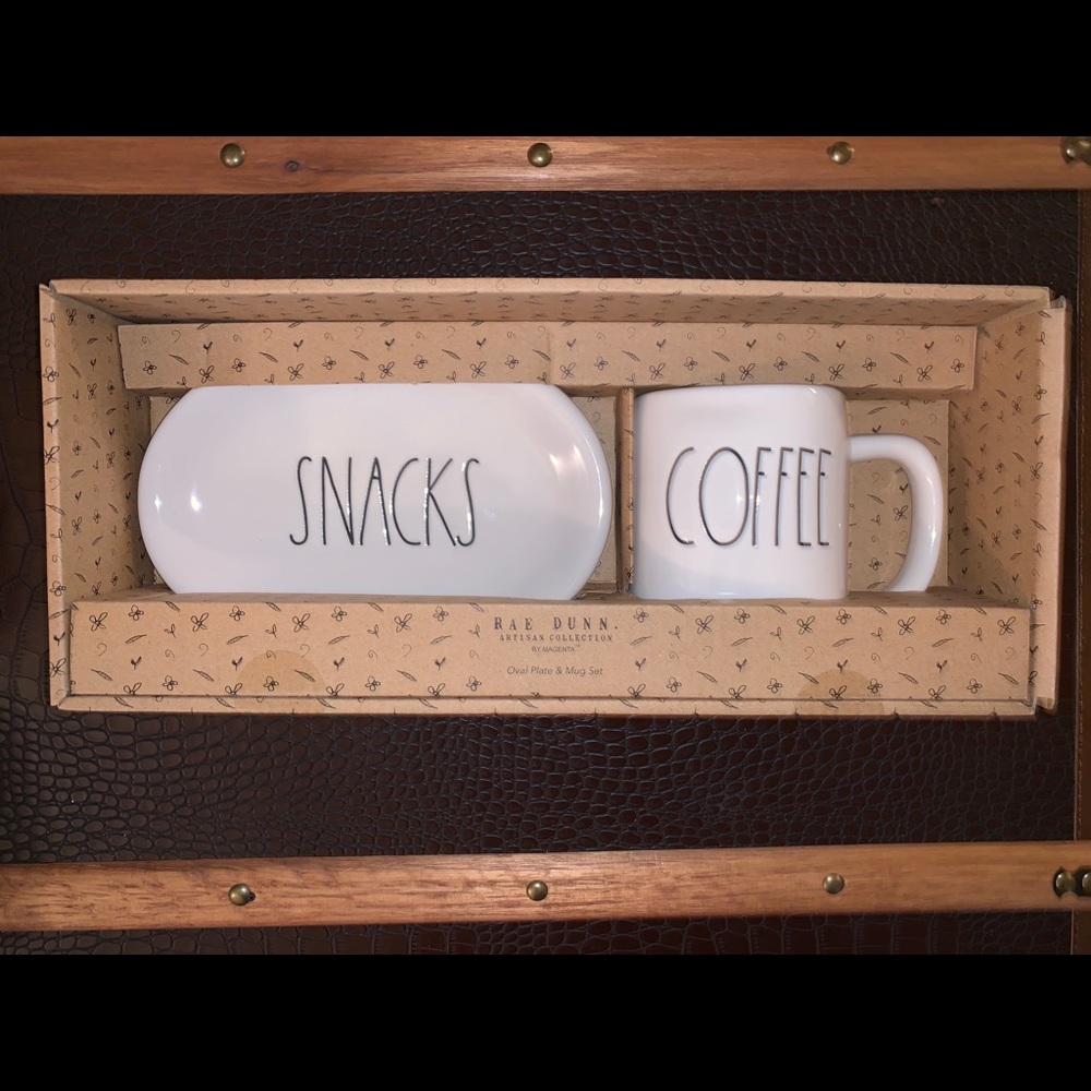 Rae Dunn Mug & Snack Plate
